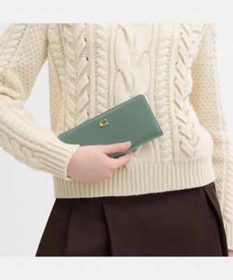 国内買付 ギフト【COACH】エッセンシャル スキニー 長財布 エッセンシャル スキニー ウォレット | COACH/コーチ | 三越